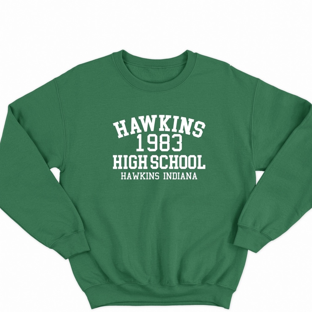 Hawkins High School Sweater Stranger Things Merch